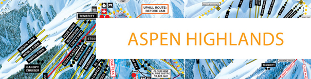 Aspen/Snowmass Aspen Highlands Winter Trail Map