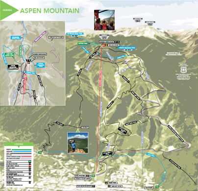 Aspen Mountain Trail Map