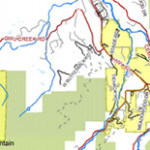 City of Aspen and Pitkin County – Roads and Mountain Peaks Map