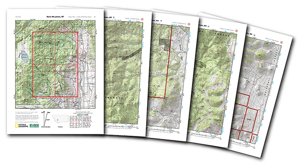 National Geographic USGS Topographical Map