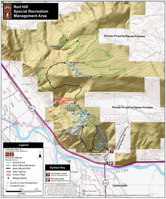 Red Hill Trail Map