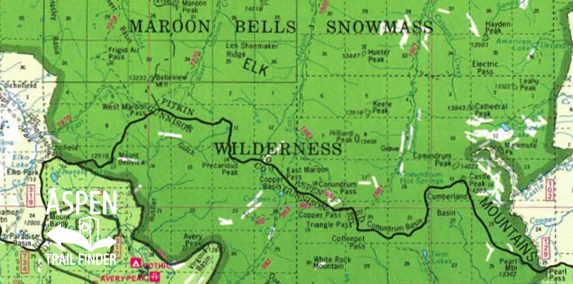 Aspen Hiking Trail Map Trail Maps - Aspen Trail Finder
