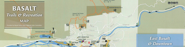 Town of Basalt - East Basalt and Downtown Trails and Recreation Map