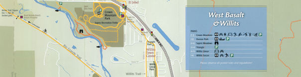 Town of Basalt - West Basalt and Willits Trails and Recreation Map