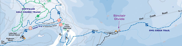 Snowmass Nordic Trail Map