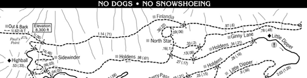 Spring Gulch Cross-Country Trail Map