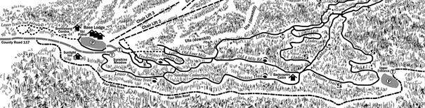 Sunlight Mountain Nordic Trail Map