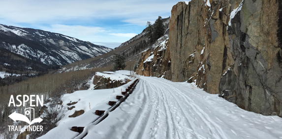 Independence Pass Winter Road