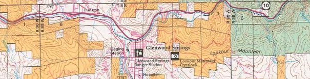 BLM 100K Surface Ownership - Glenwood Springs