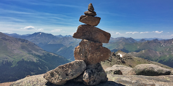 Piles of rocks