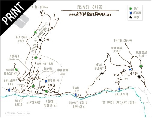 prince creek trail map