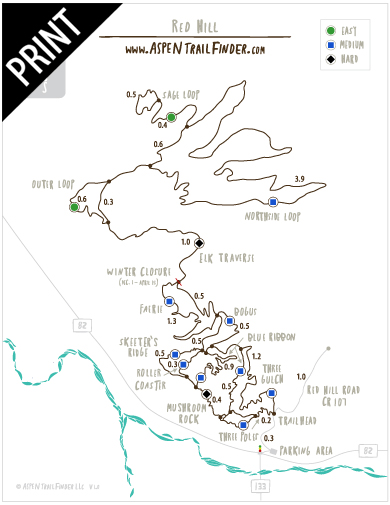 Red Hill Trail Map