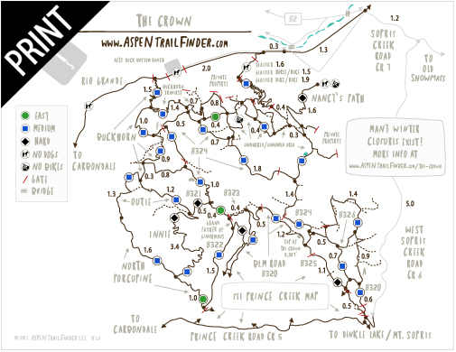 The Crown Trail Map